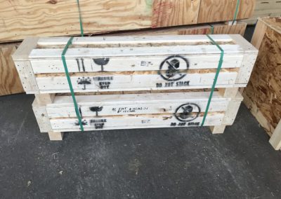 Crate With Shipping Stencils