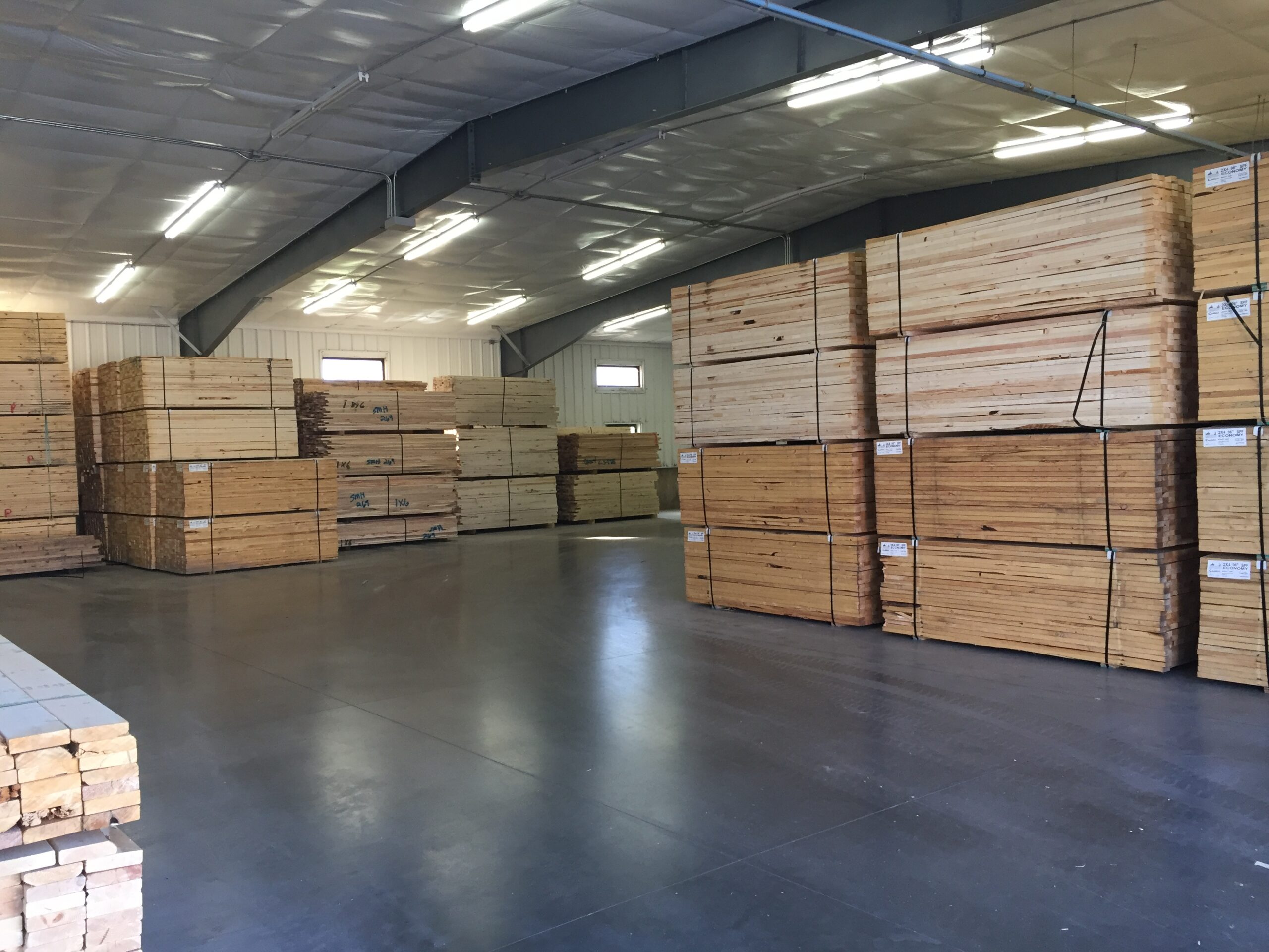Plant 2 Lumber Inside