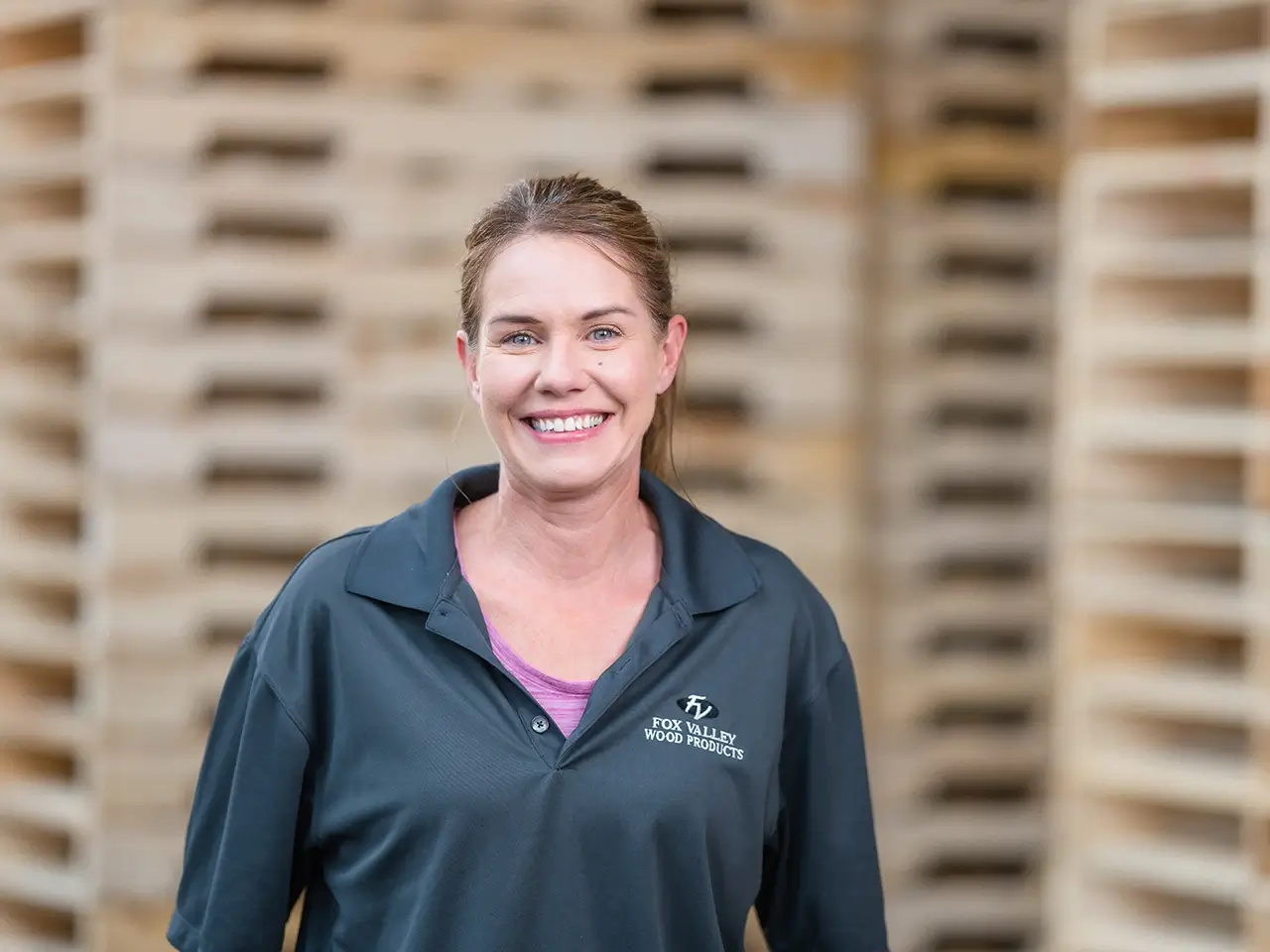 Fox Valley Wood Products covered wholesale lumber storage.